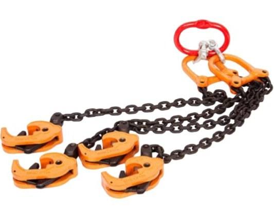 بشکه بر زنجیری ابزار مهار مکانیکی بار های استوانه ای